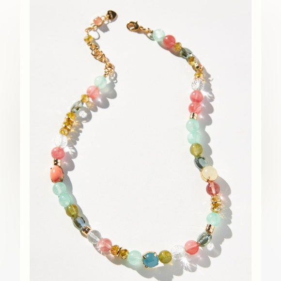 Anthropologie Jewelry - New Anthropologie Shades of Sea Beaded Necklace